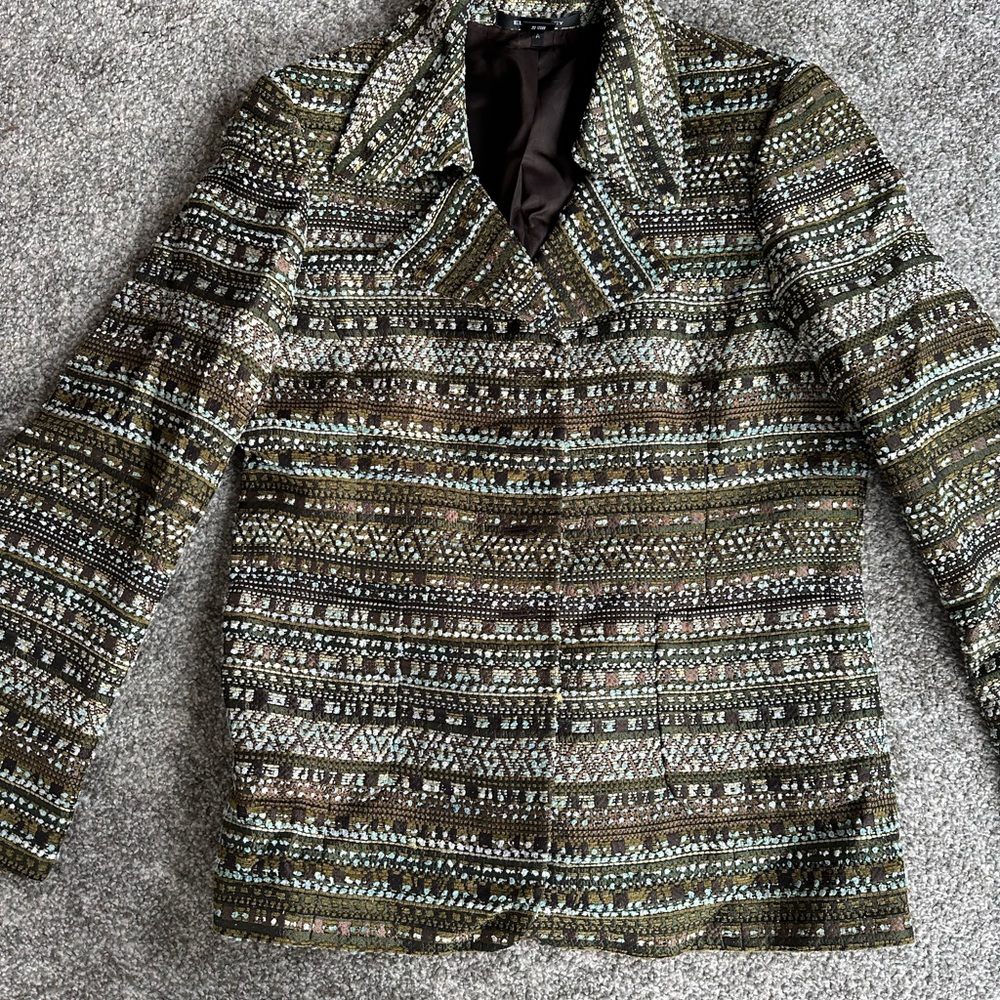 Ellen Tracy Green Elegant Jacket